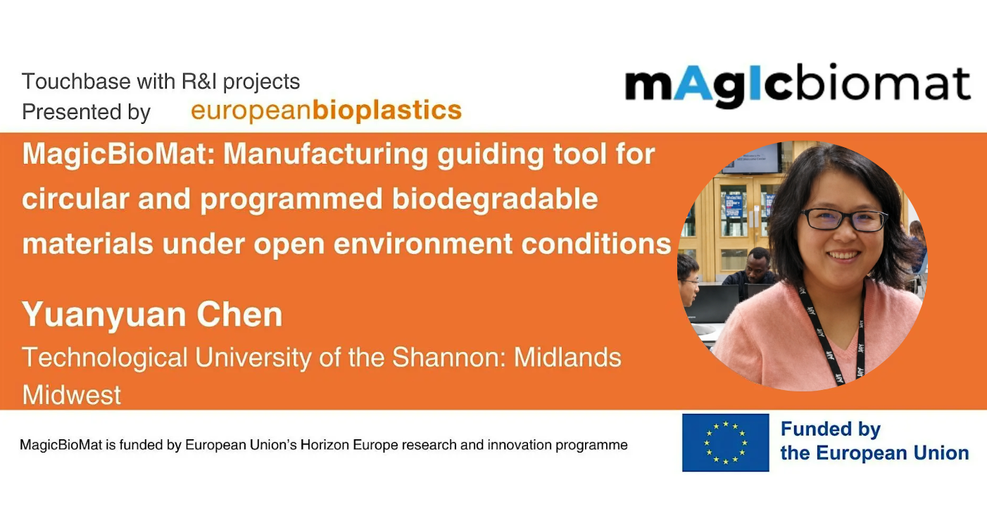 MAGICBIOMAT joins the European Bioplastics Touchbase webinar series